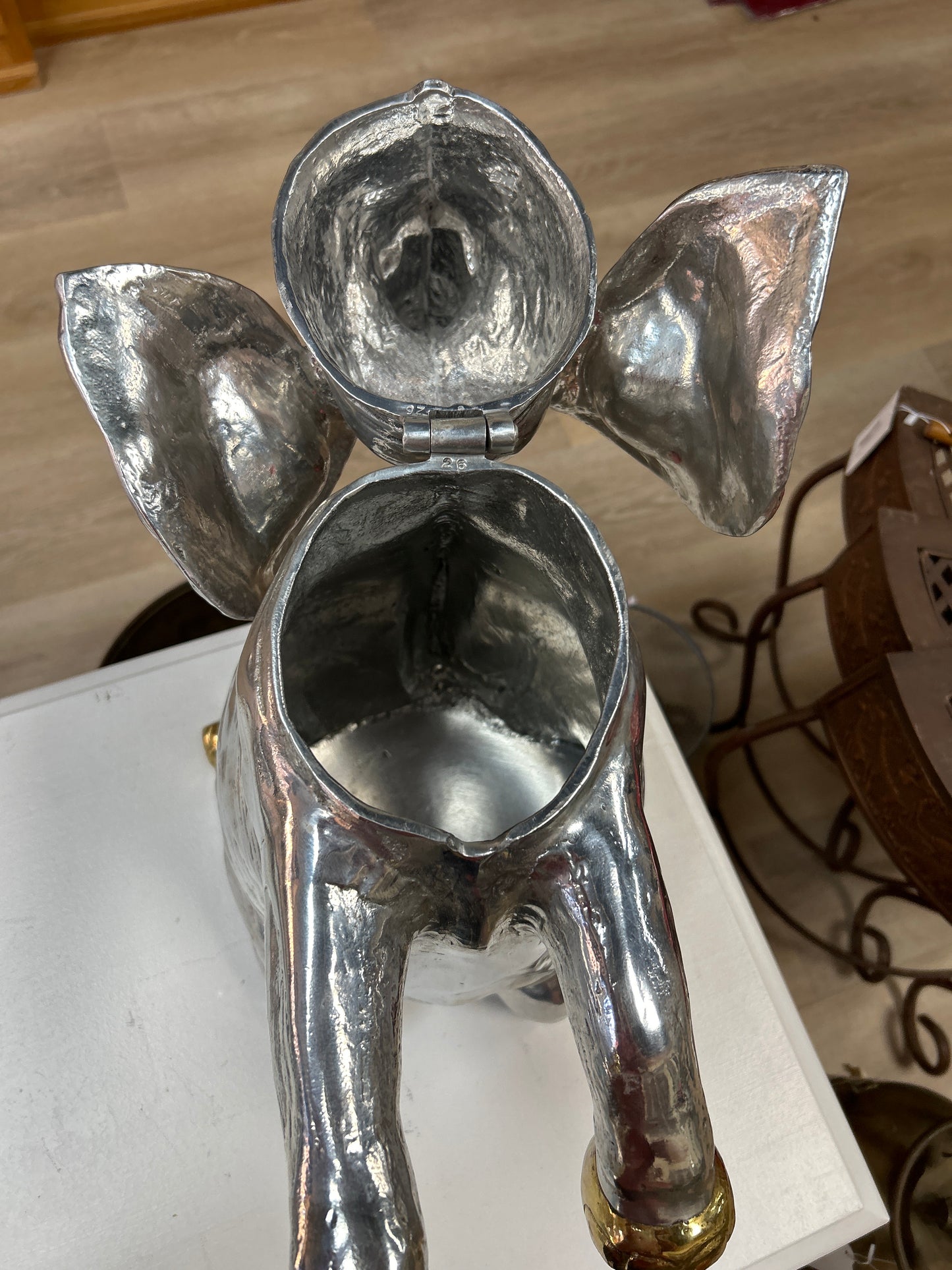 Arthur Court Signed Elephant 1986. Rare