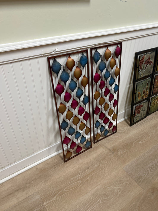 Metal Colored Art 2pc