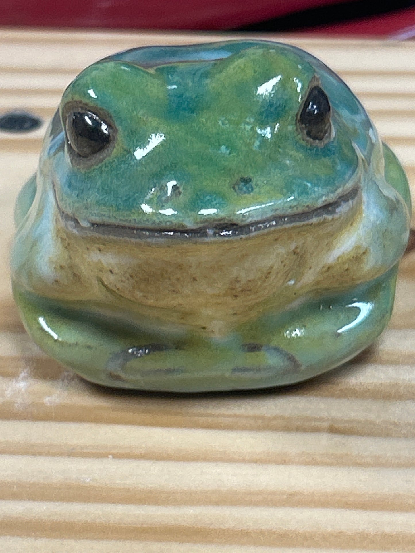 Vintage Frog Figurine 1982
