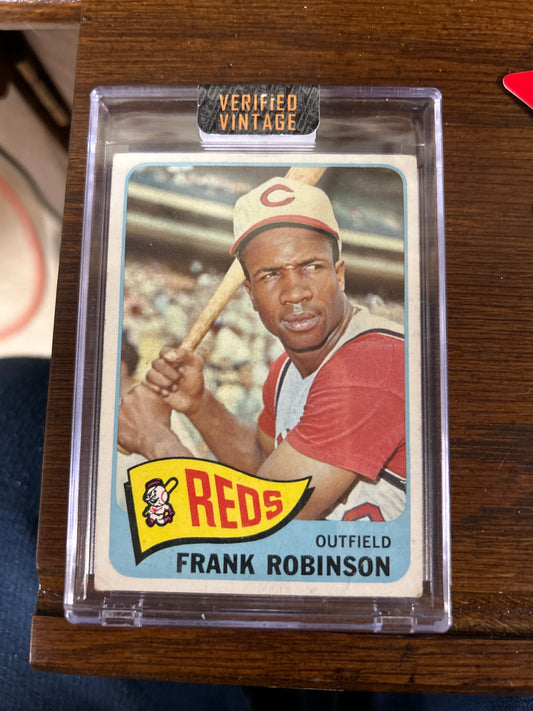 1965 TOPPS #120 FRANK ROBINSON REDS (verified vintage)
