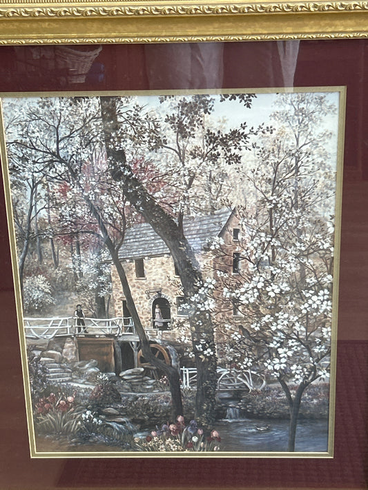 “Old Mill 3” Framed and Matted (16x20 plus frame)