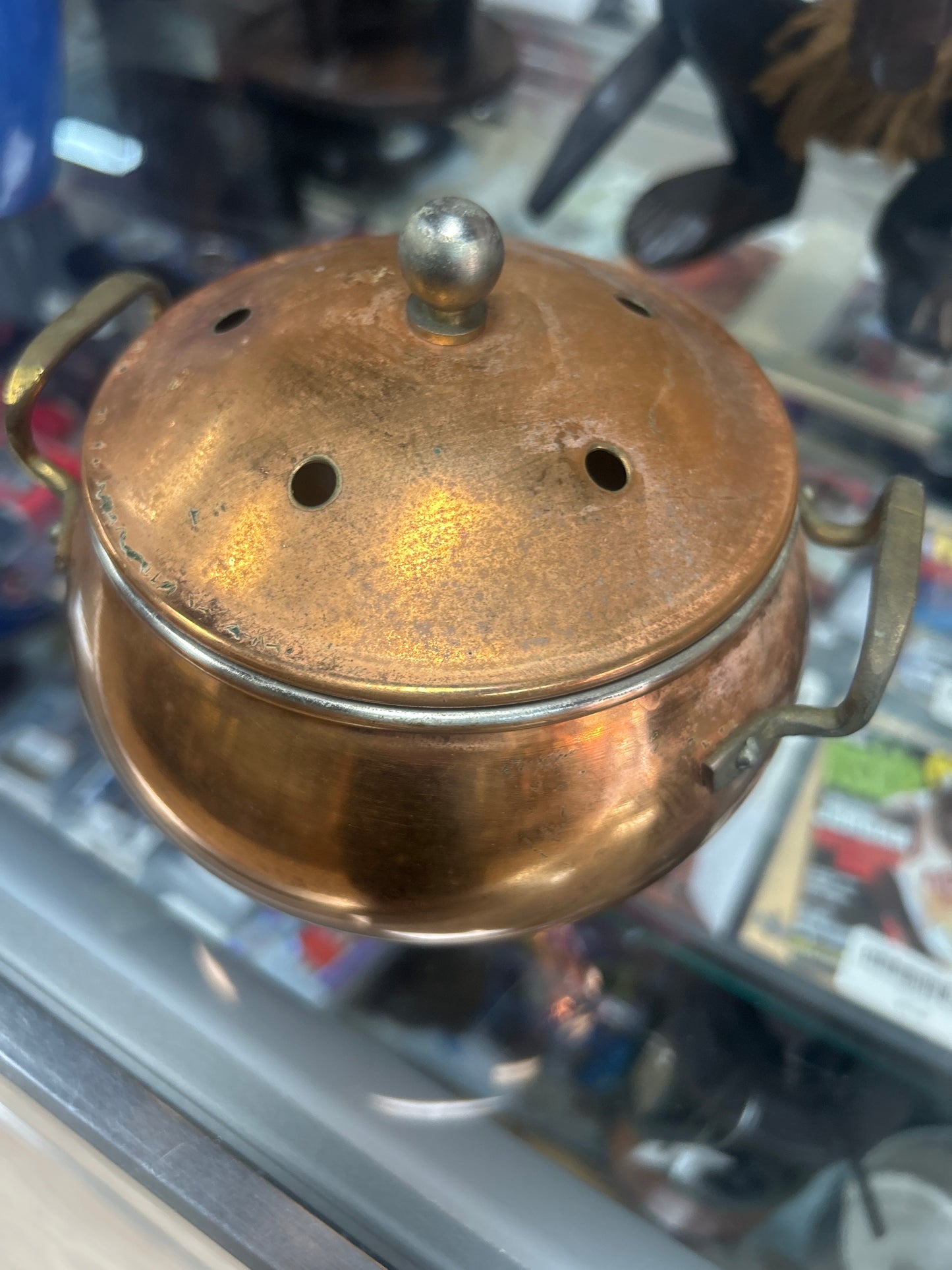 vintage Coppercraft Guild potpourri pot