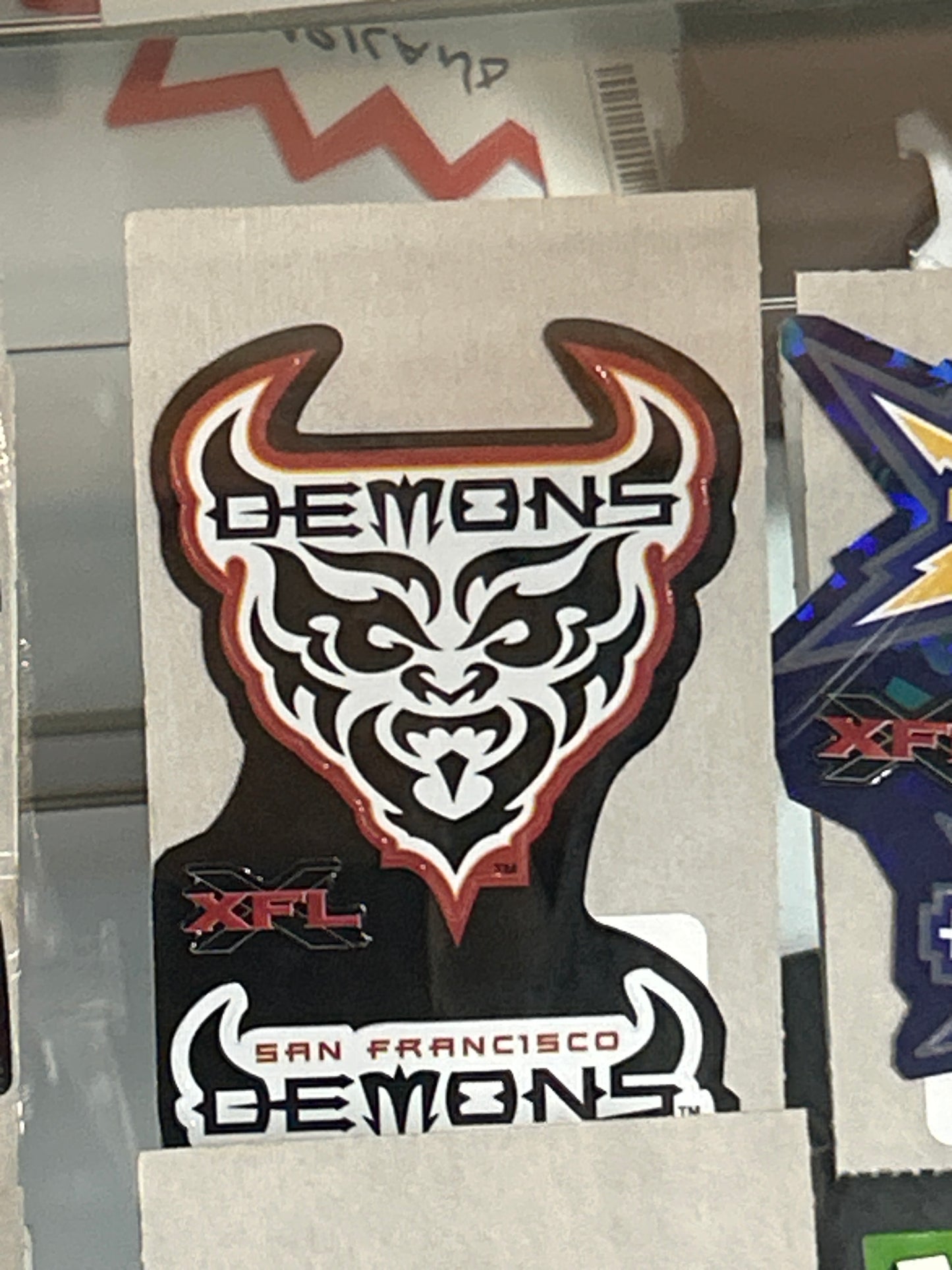 Vintage XFL Decals