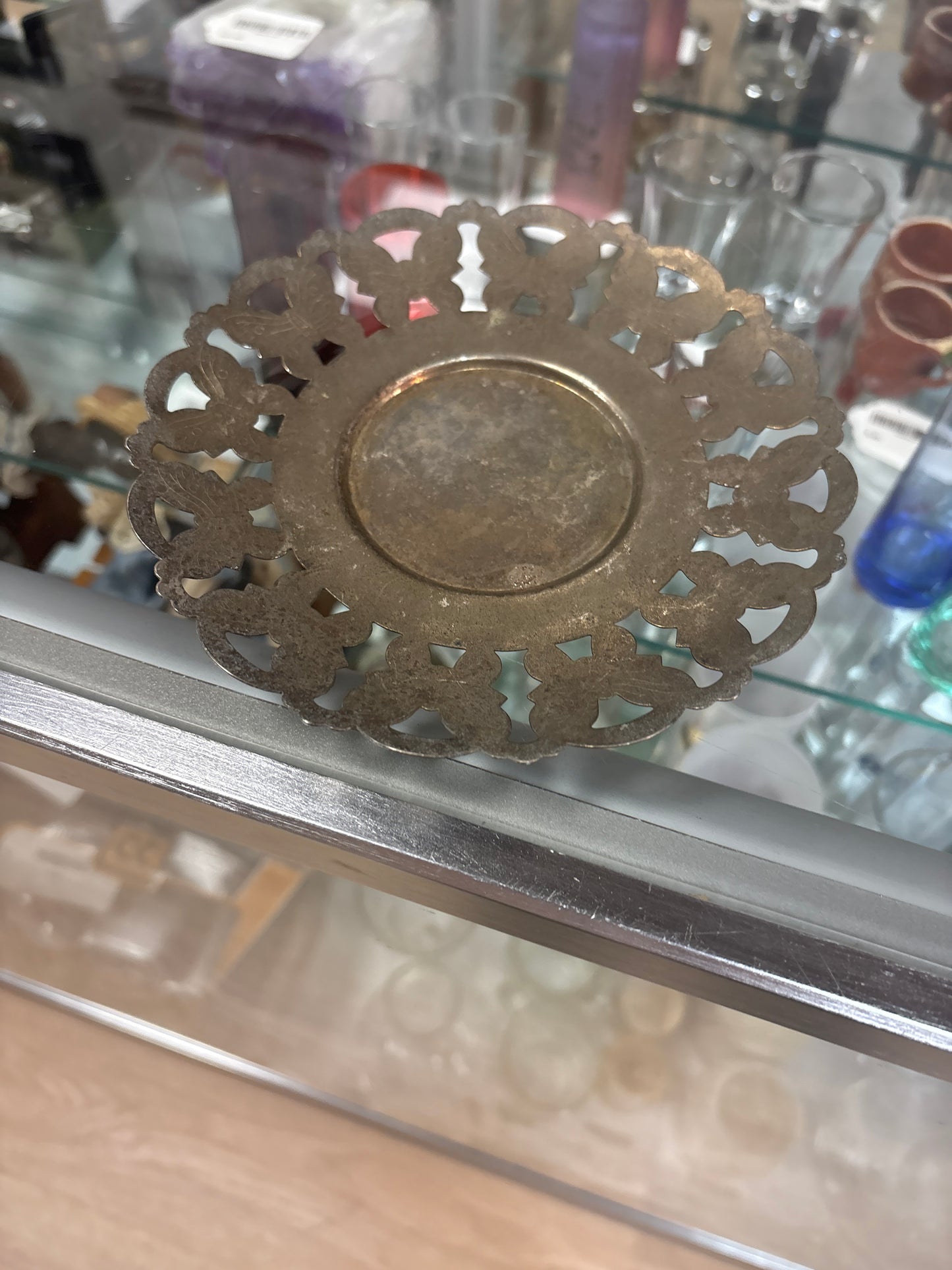 Small Iron Butterfly Tray
