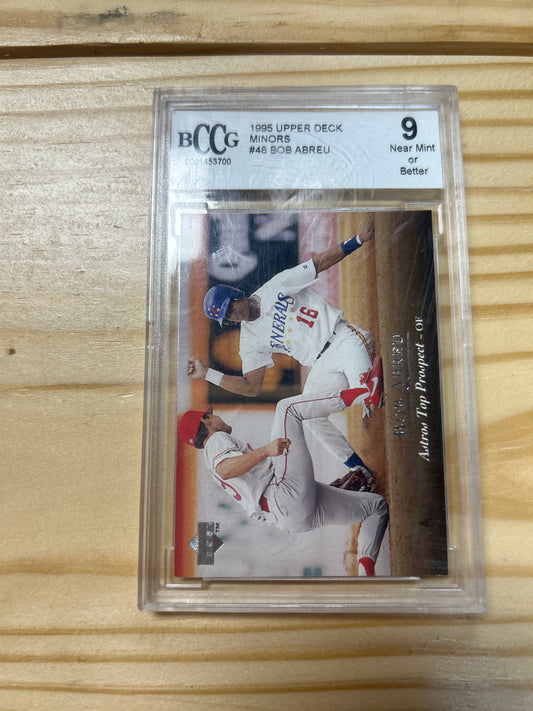 BOB ABREU*****1995 UPPER DECK Minor--MINT 9----ANGELS--#48
