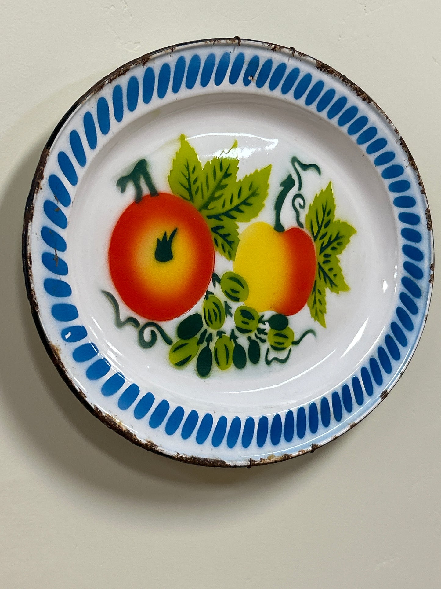 Image of Fruit on a Serving Platter 1950's (Enamel)