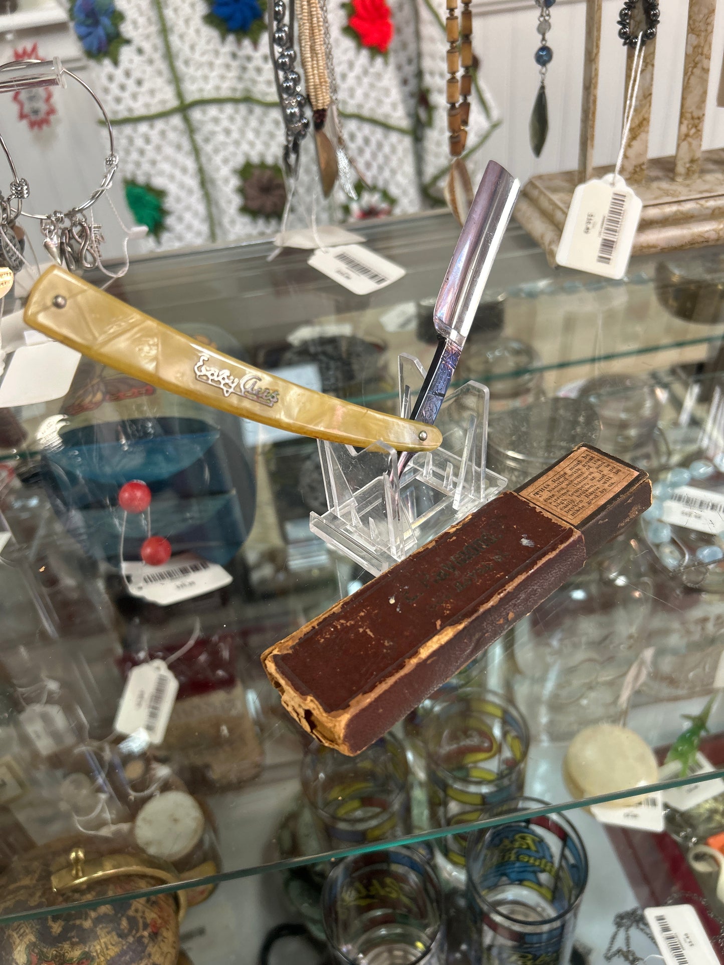 Antique Genco Easy Aces 9 3/8" Straight Razor