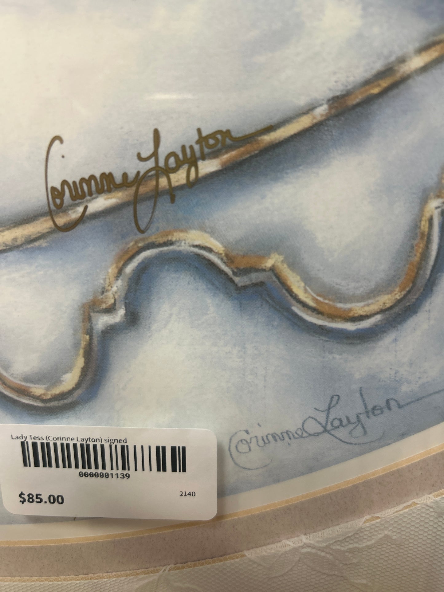 Lady Tess (Corinne Layton) print signed 30x30”