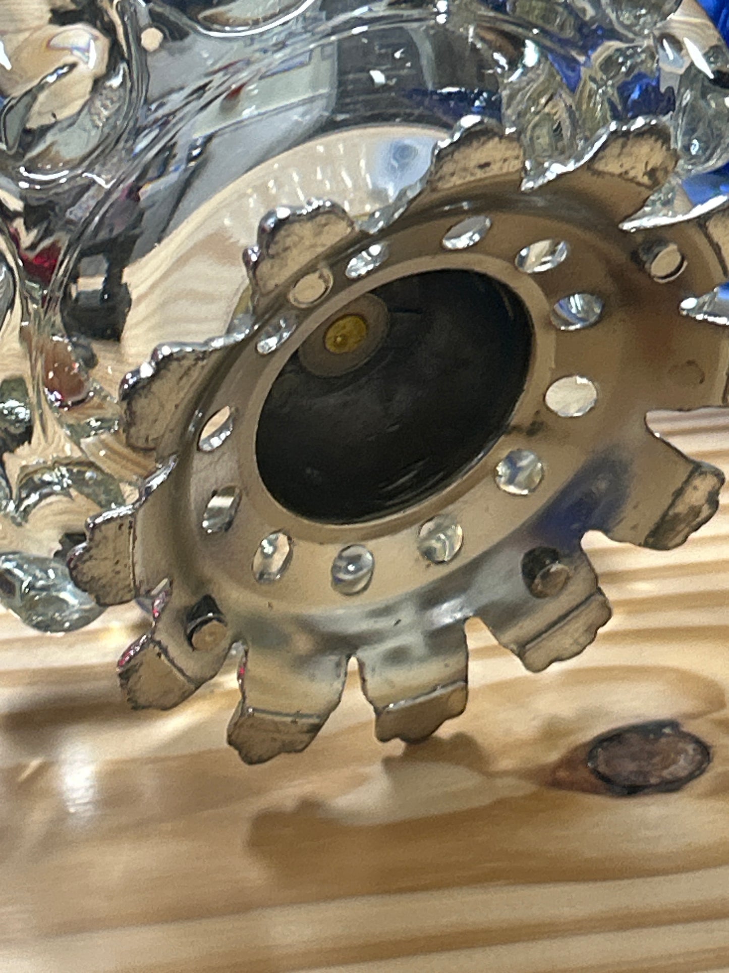 Vintage Bubble Candle Holder / Ashtray?