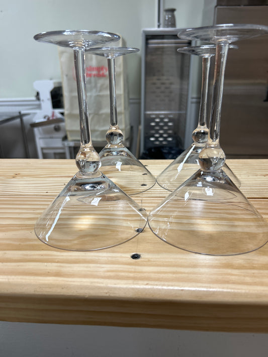 Set 4 Bubble Drink Glasses