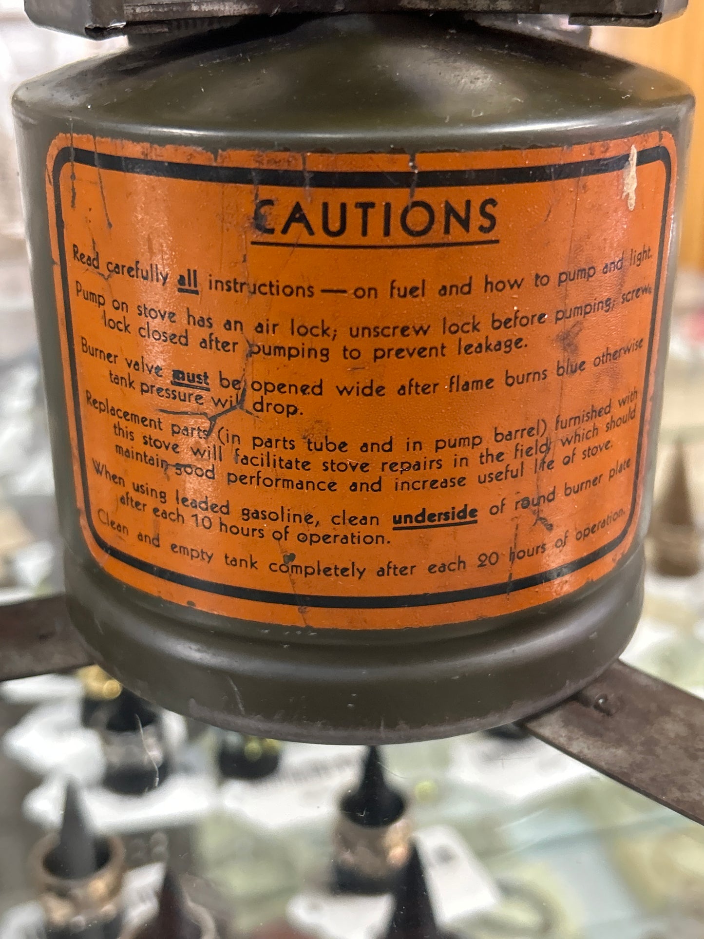 US 1945 WW2 Coleman Stove (dated)