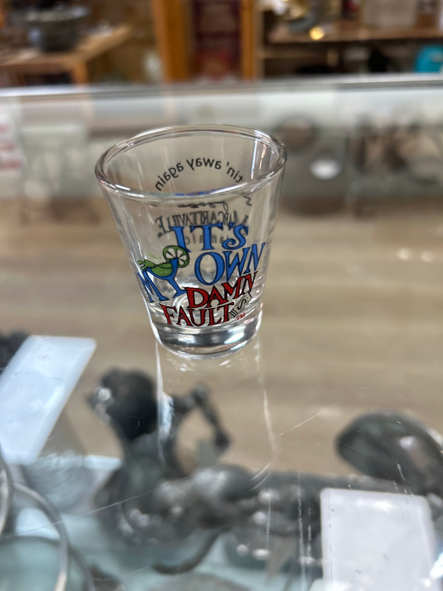 It’s my own damn fault shot glass