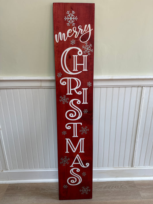 2-Sided Holiday Sign Merry Christmas/Trick or Treat