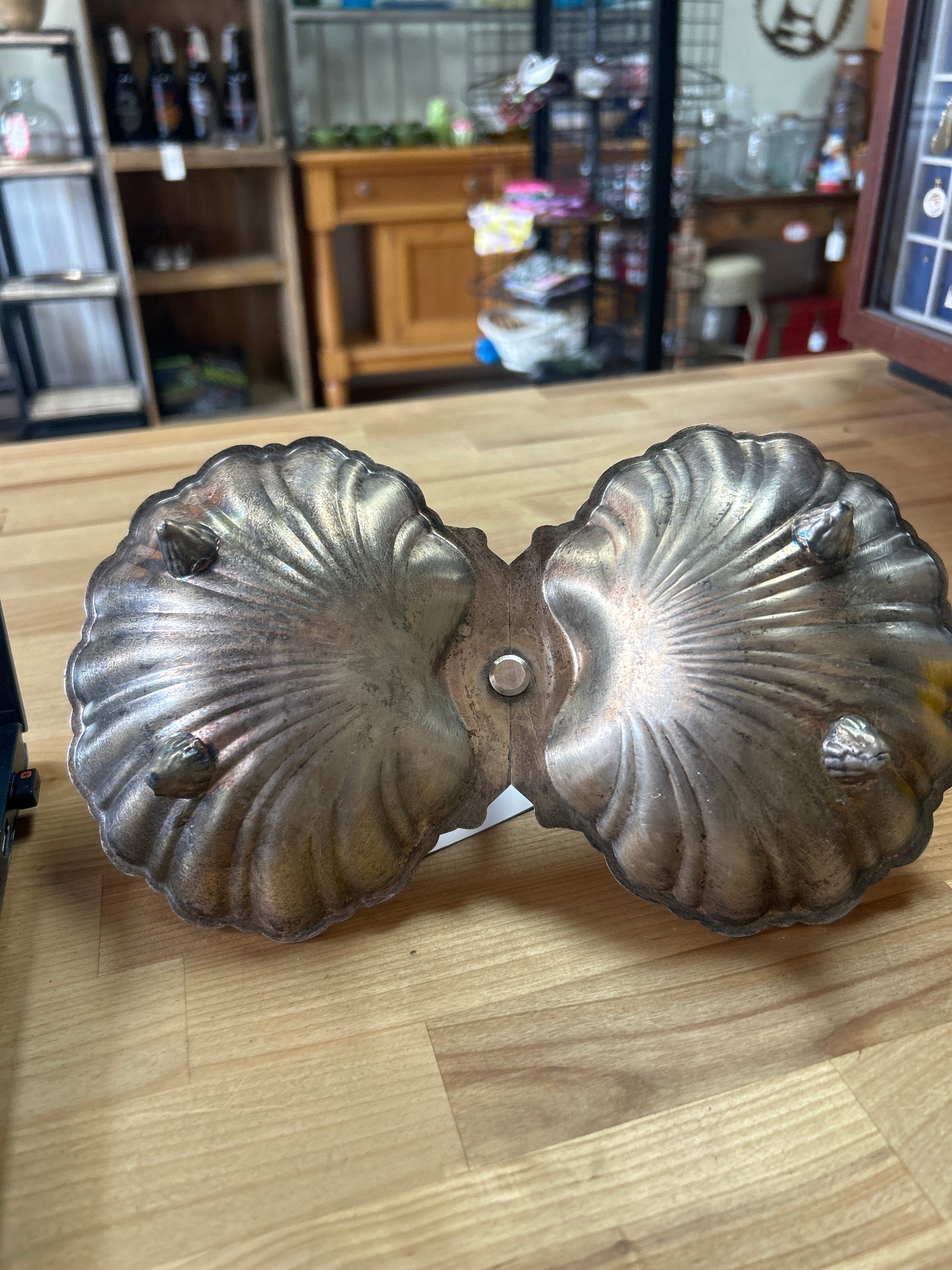 Classic Candy Dish (appears to be silver plated…but that’s a guess on our part) Priced Accordingly.