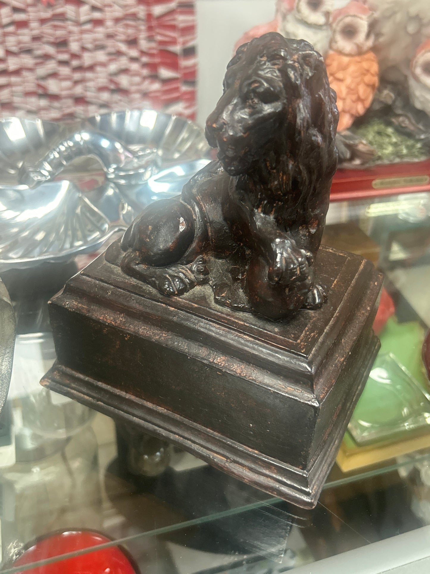 Heavy Plaster Lion