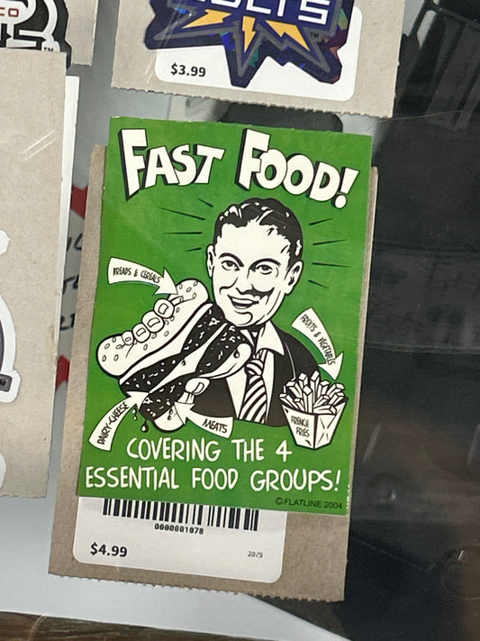 Vintage Fast Food Decal