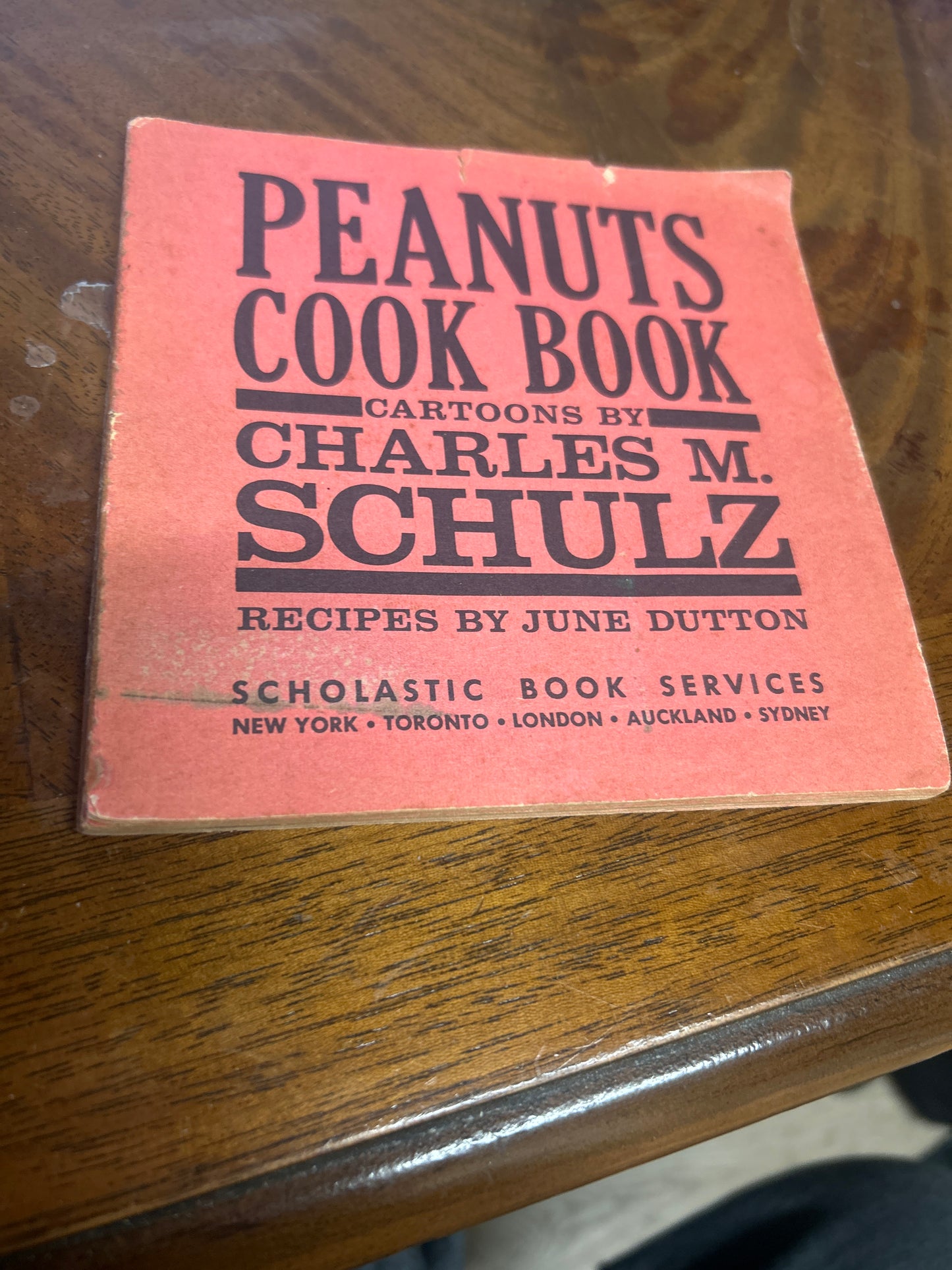 1970 Peanuts Lunch Bag Cook Book (rough shape)