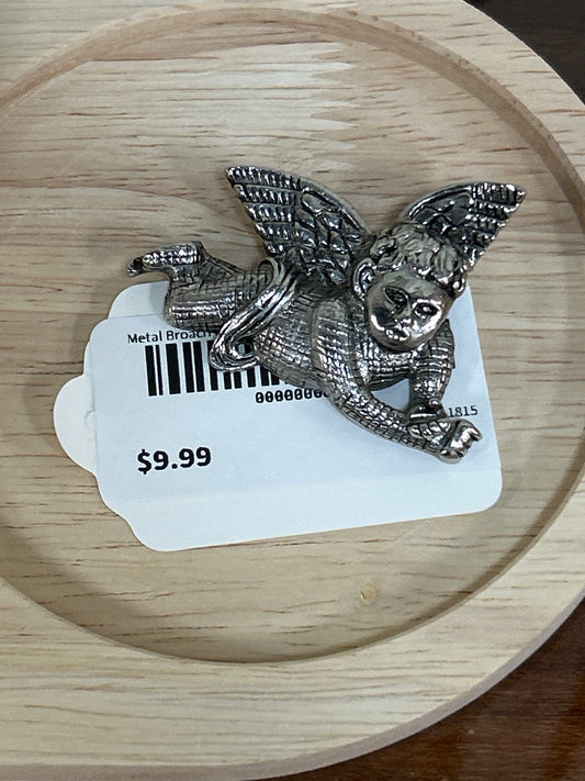 Metal Broach Cherub