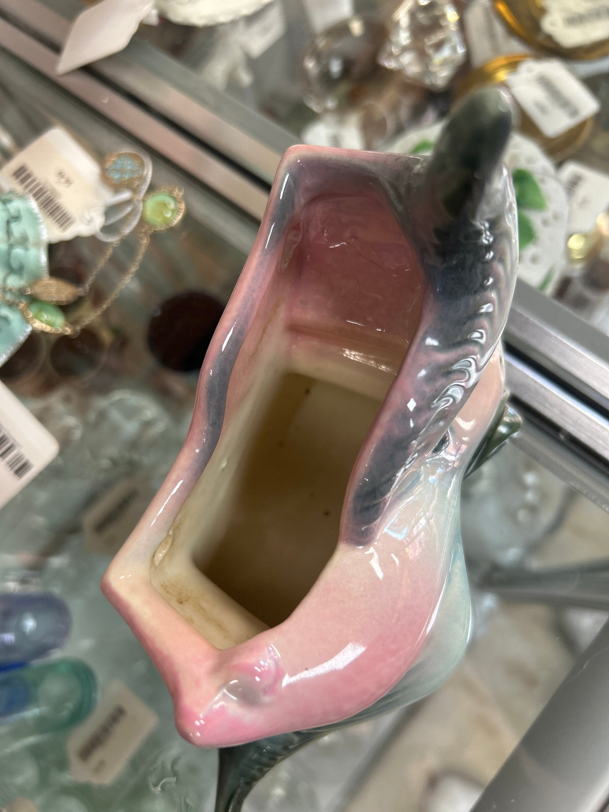 Vintage 67 Hull Pottery Goose Bird Wall Pocket Vase