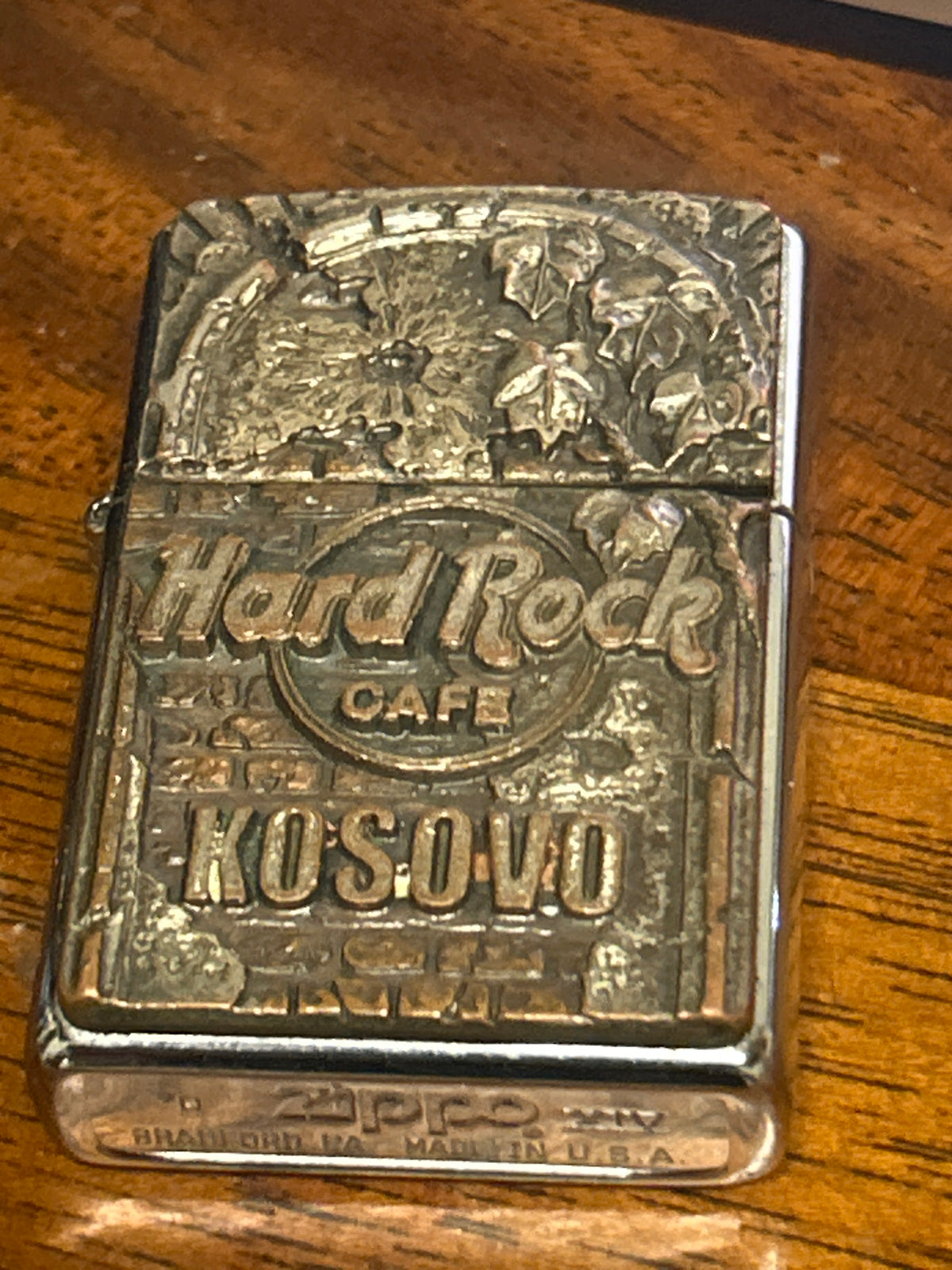 Hard Rock Cafe Kosovo Zippo Lighter from the late 1990s or 2000s preowned used