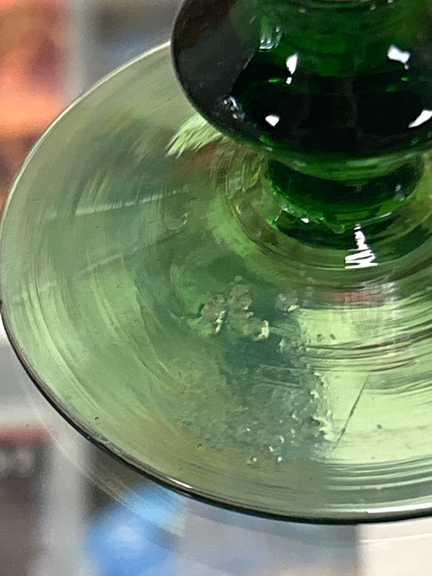 Mid-Century Modern Blown Glass Stemmed Vase