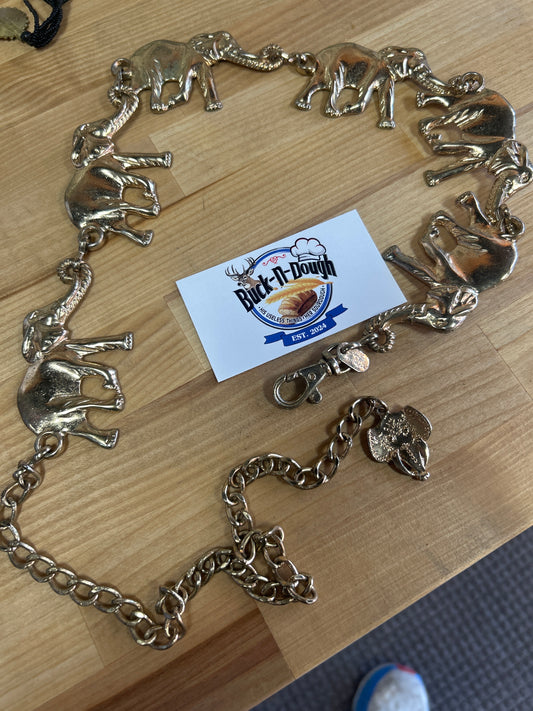 Vintage K Yang Elephant Belt