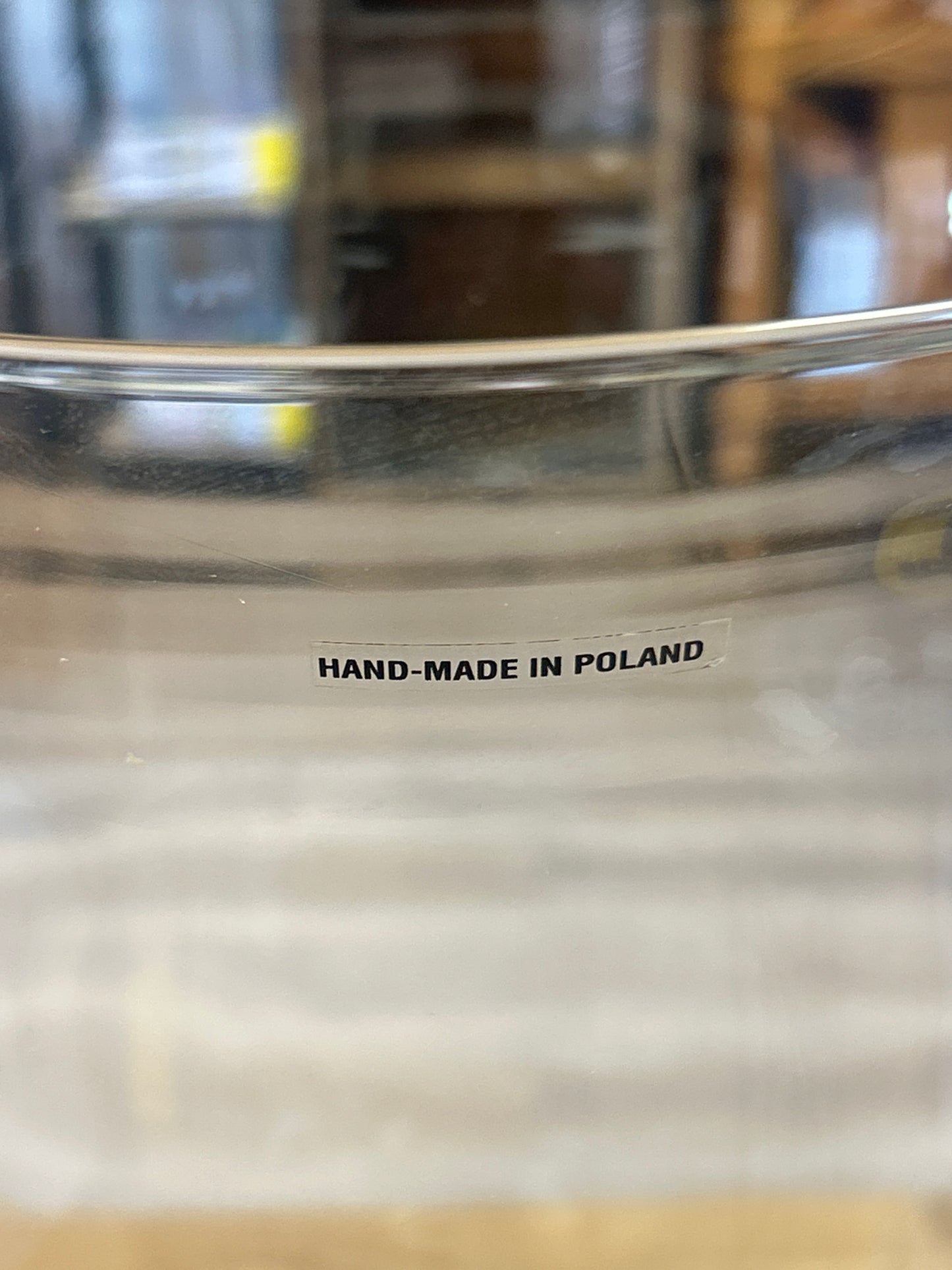 Polish Hand-Made Large Glass Vase 16” (804B)