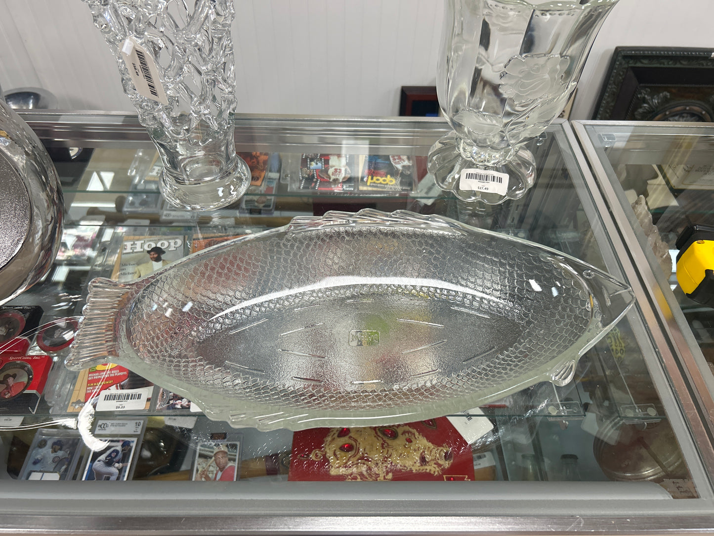 Vintage USA Glassbake Fish Dish #4141 18”