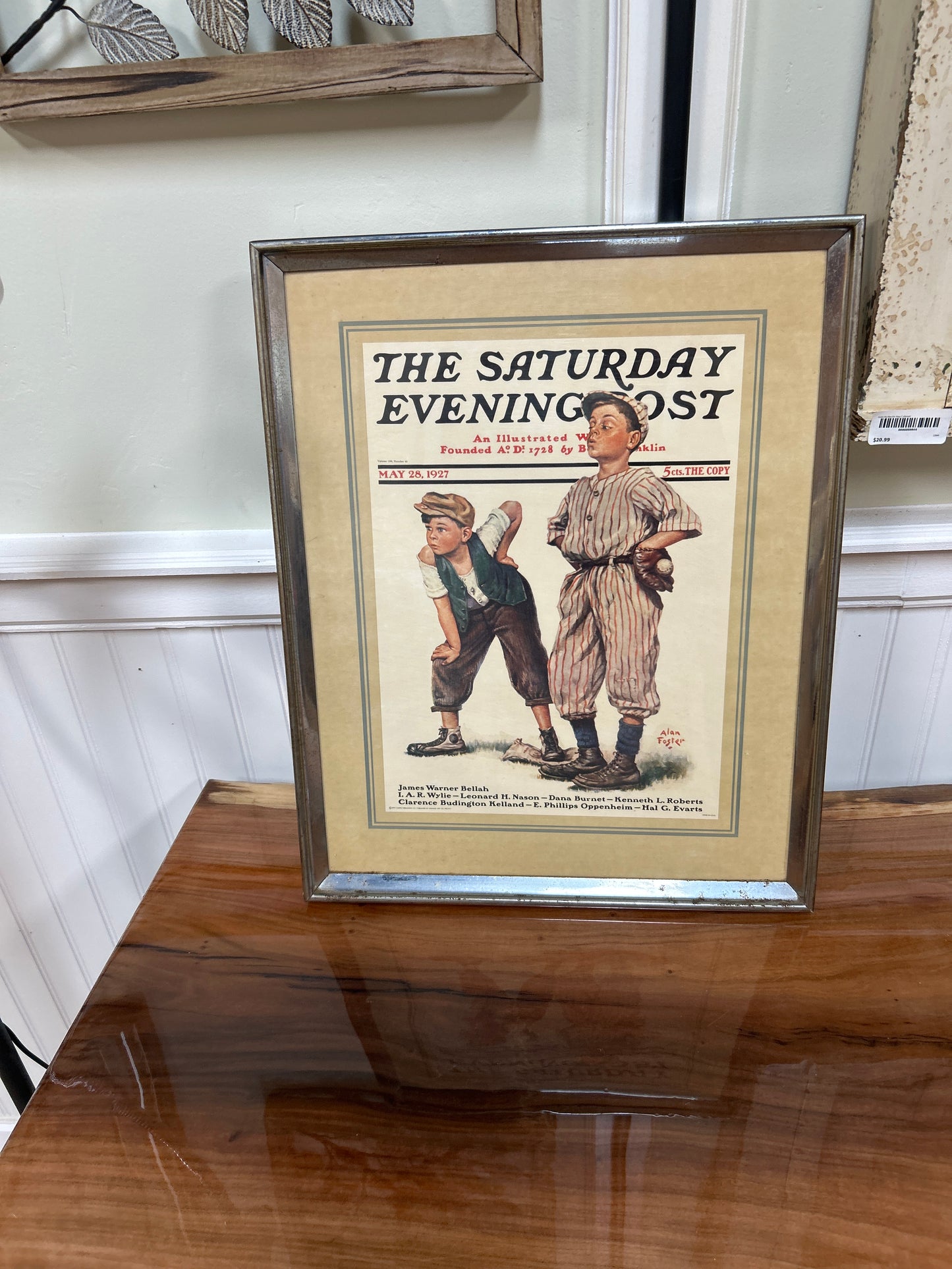 The Saturday Evening Post Print (1972) Alan Foster