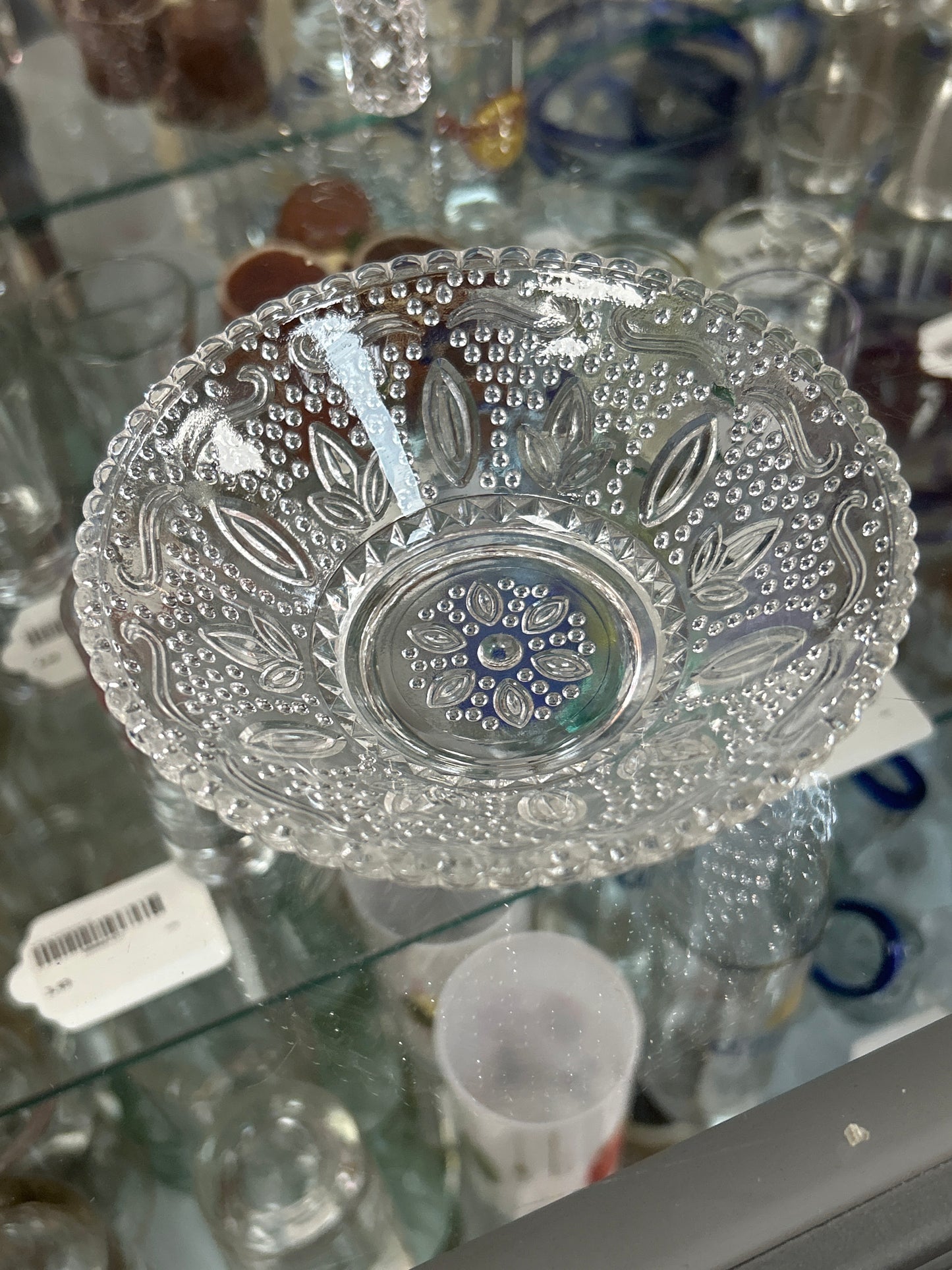 1940s MCM Vintage Depression Glass Heritage Daisy Dessert Bowl - Federal Glass Company