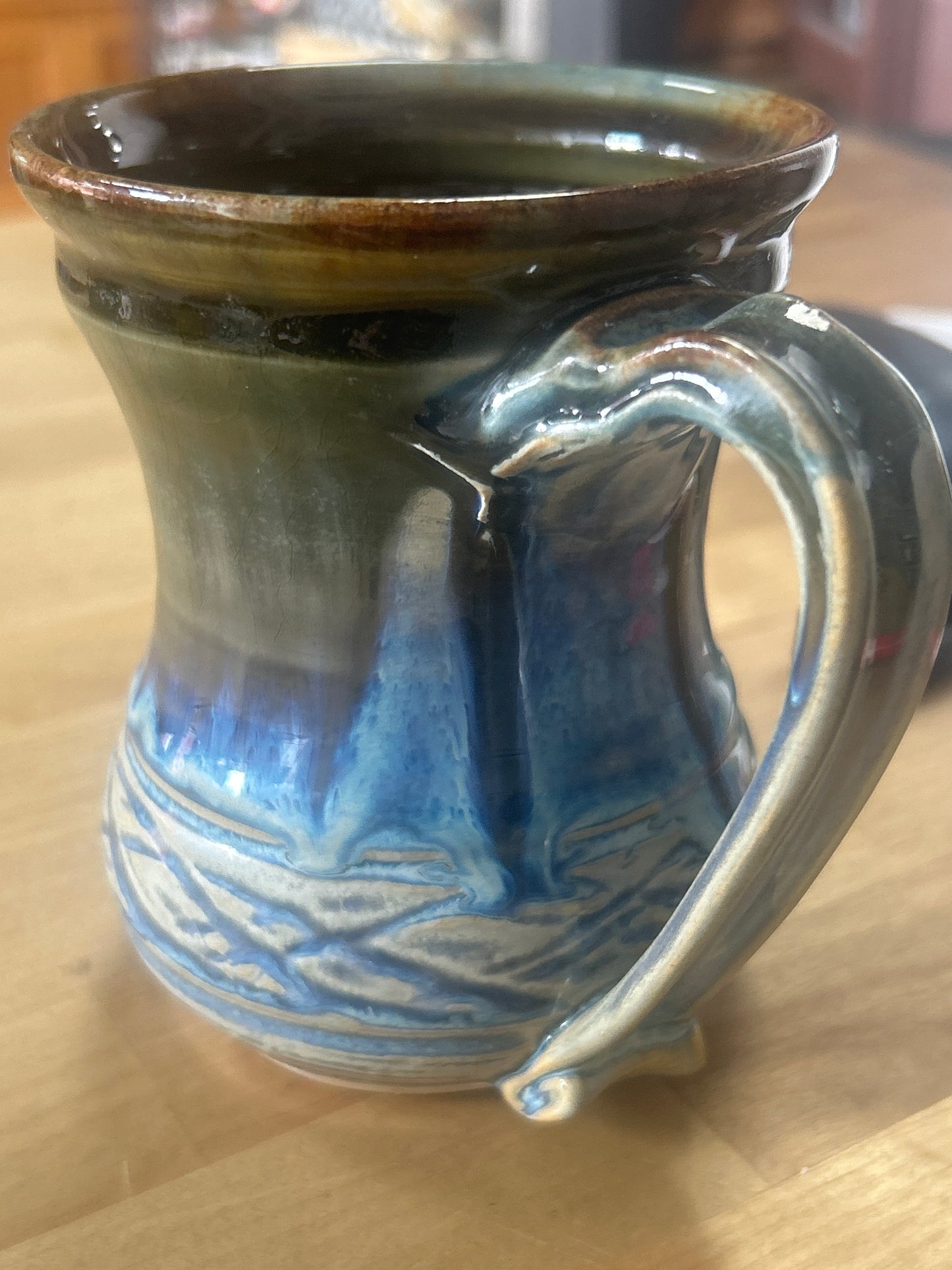 Studio pottery mug (unknown signature but n bottom)