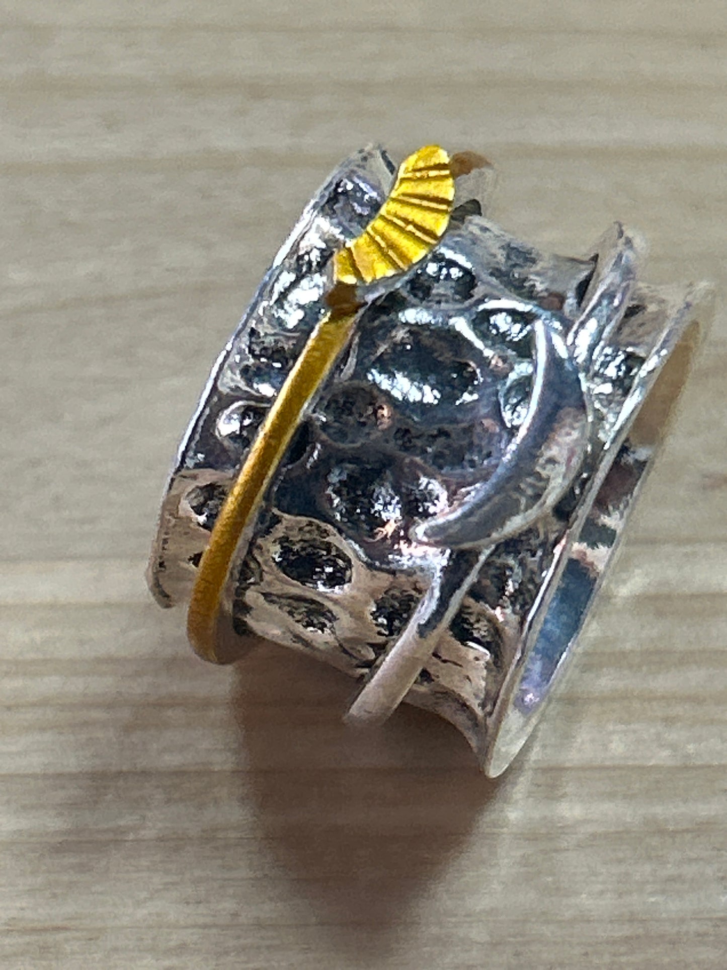 Triple Moon and SunRing size 7