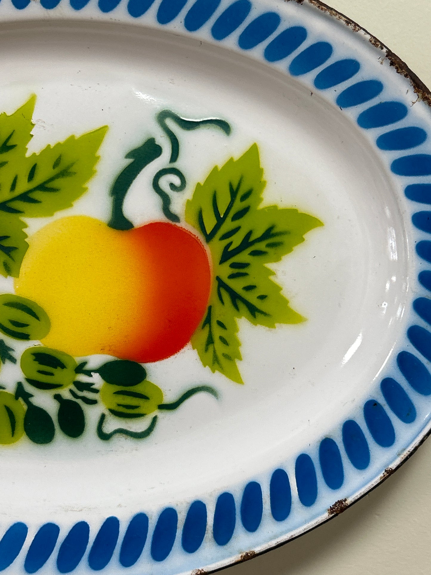 Image of Fruit on a Serving Platter 1950's (Enamel)