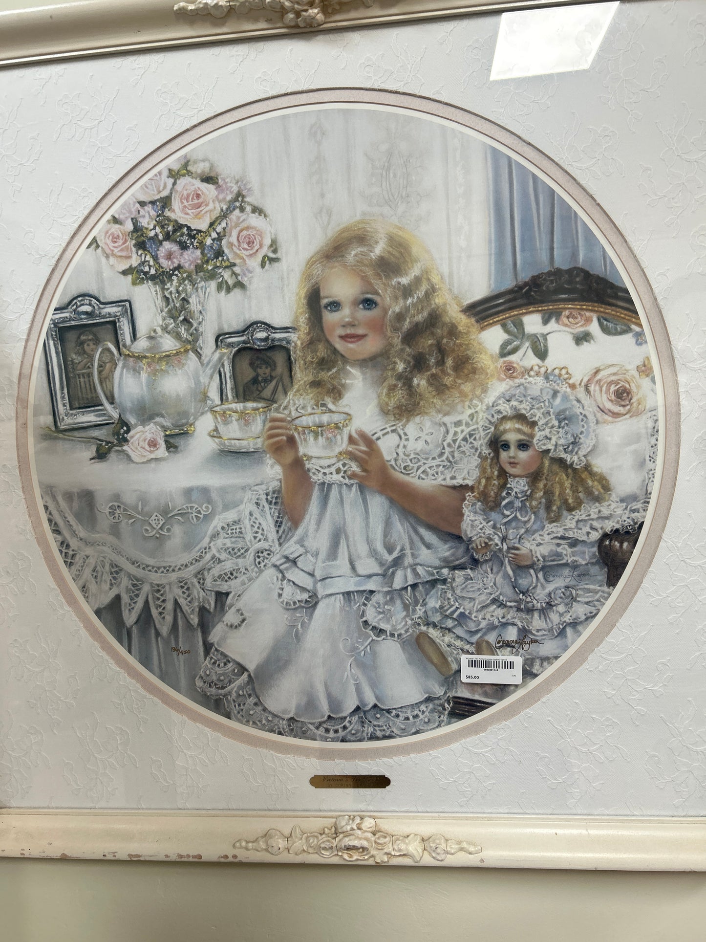 Victoria's Tea Party (Corinne Layton) signed 30x30”