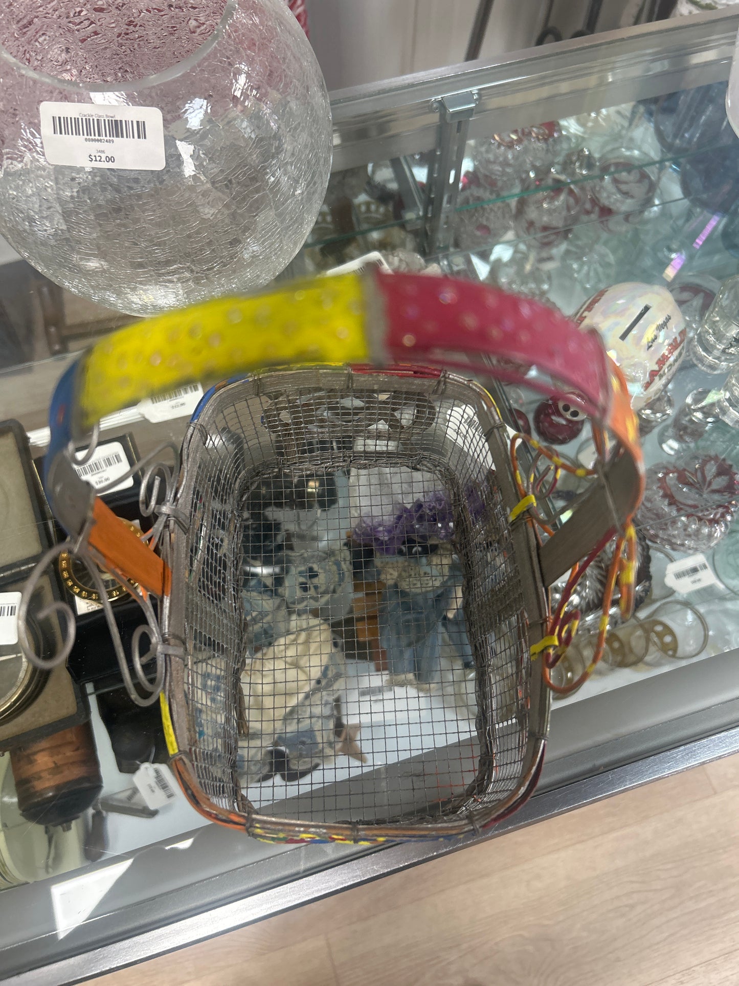 Painted Basket Metal