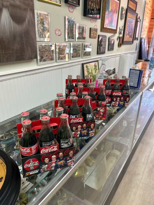 Vintage Coca-Cola Coke 6 Packs NASCAR (not to consume)
