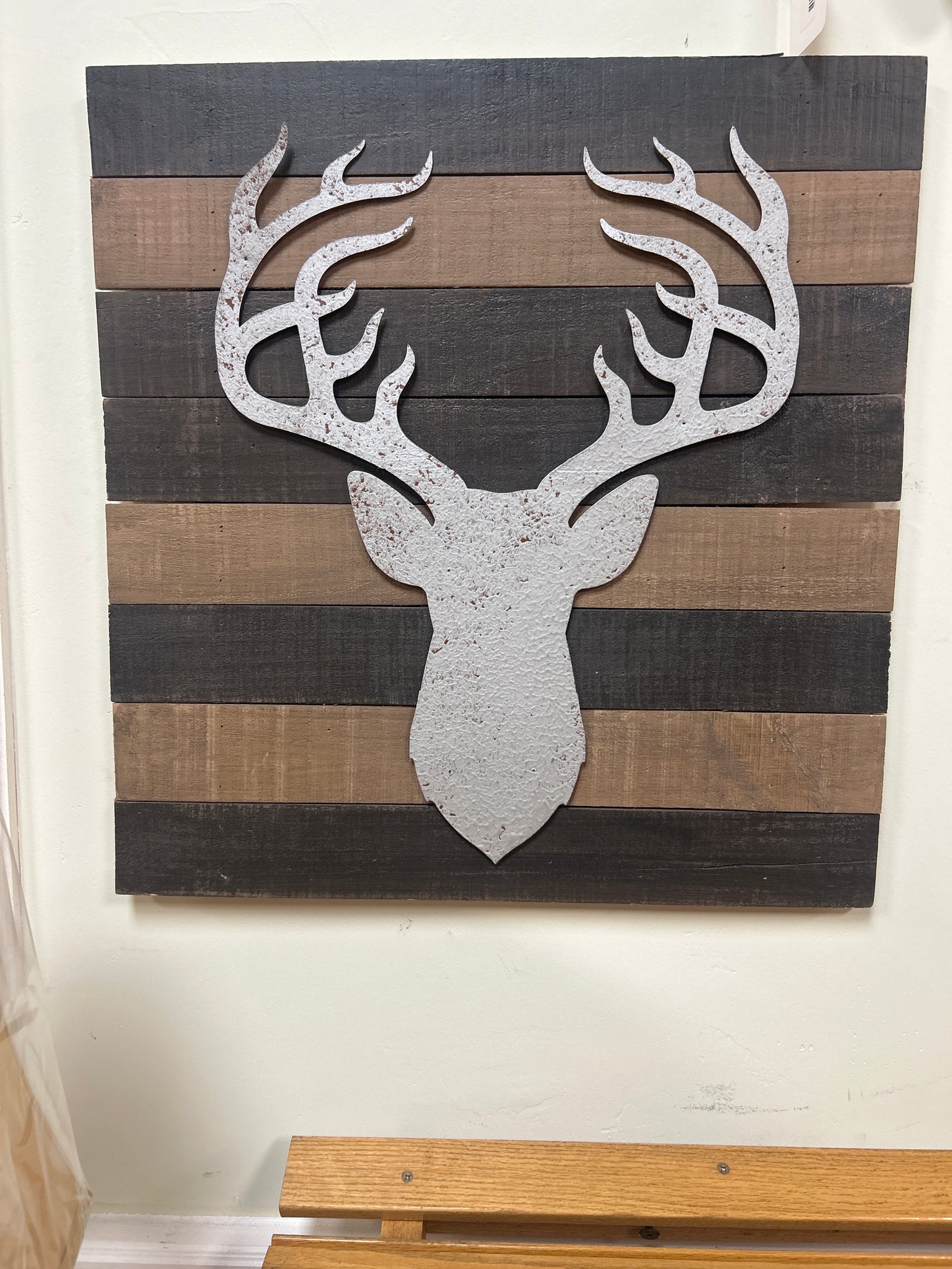 Rustic Buck Artwork 24” x 24”