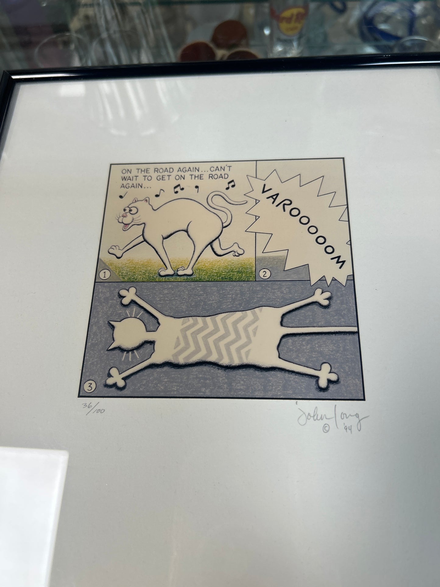 John Long Signed And # Art/Cartoon