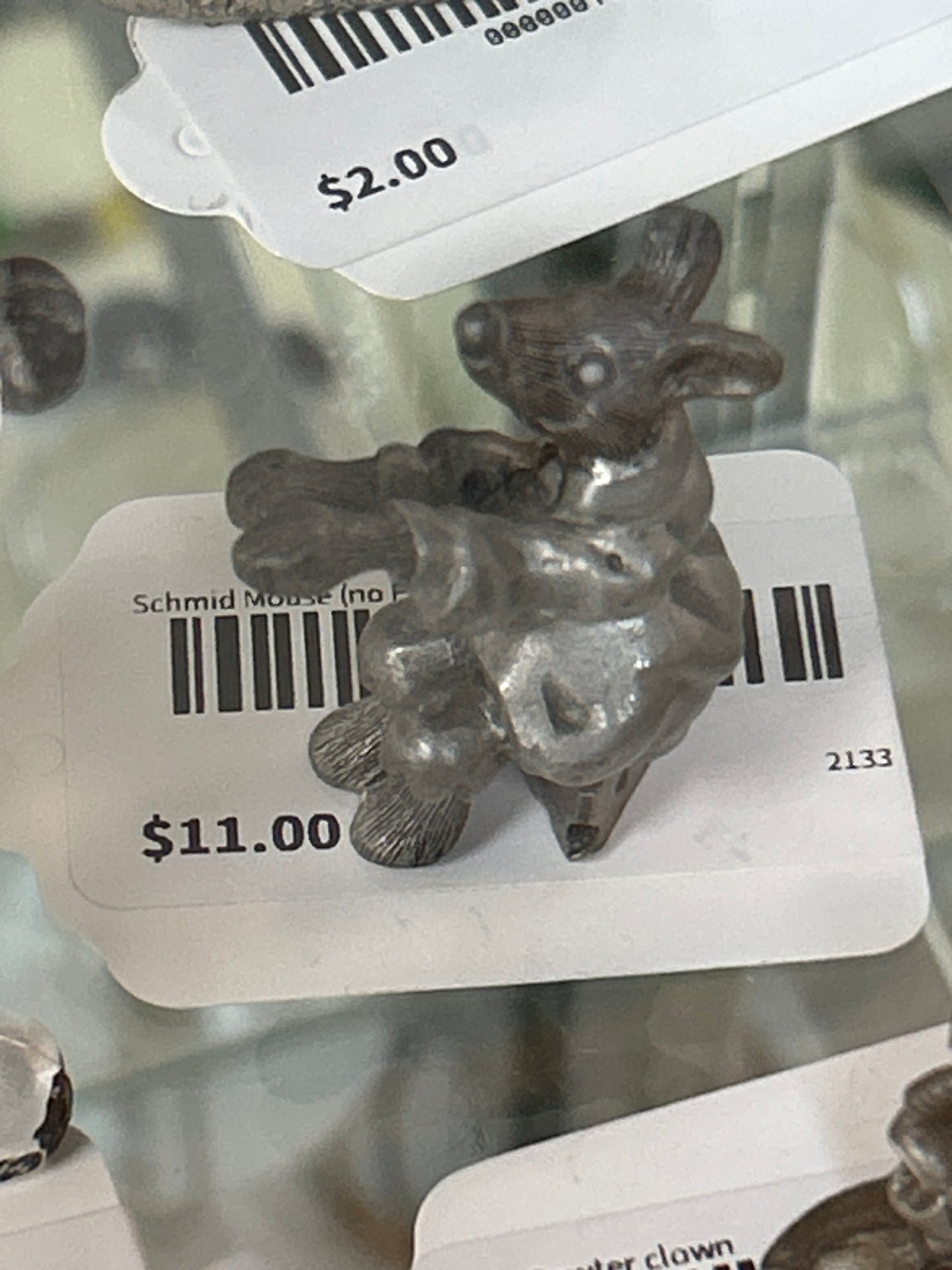 Schmid Mouse (no Piano) 1978 Pewter