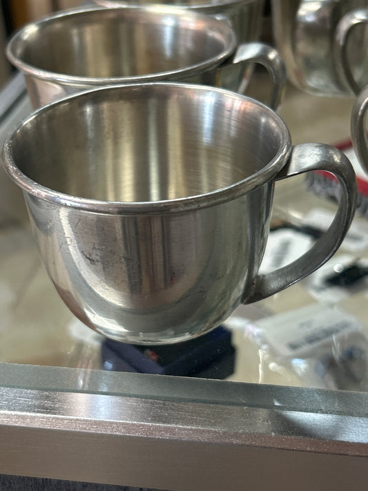 Woodbury Pewter Early American Child's Cup 6 Set