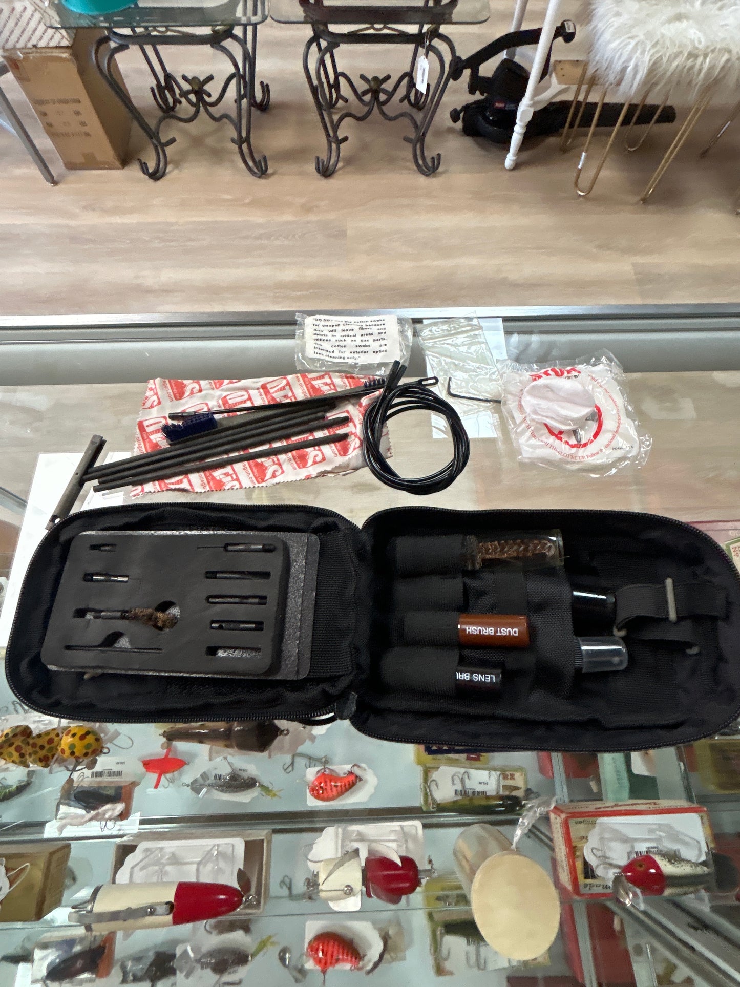 IWCK Weapons Cleaning Kit OTIS Black Zipper Case Used