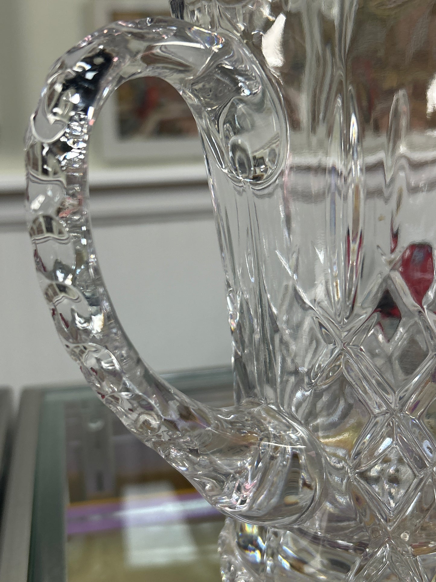 King Edward Gorham Crystal Pitcher