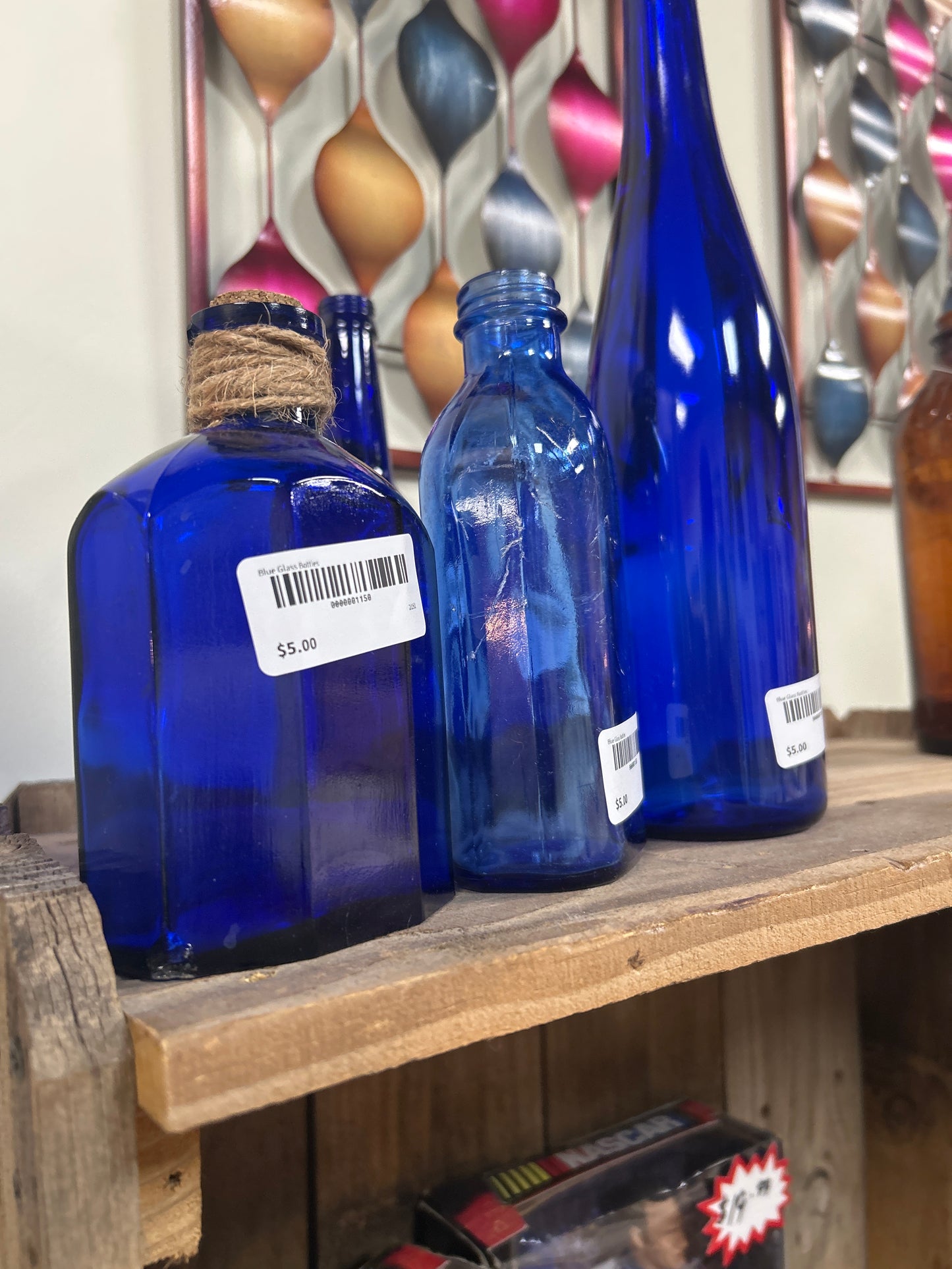 Blue Glass Bottles