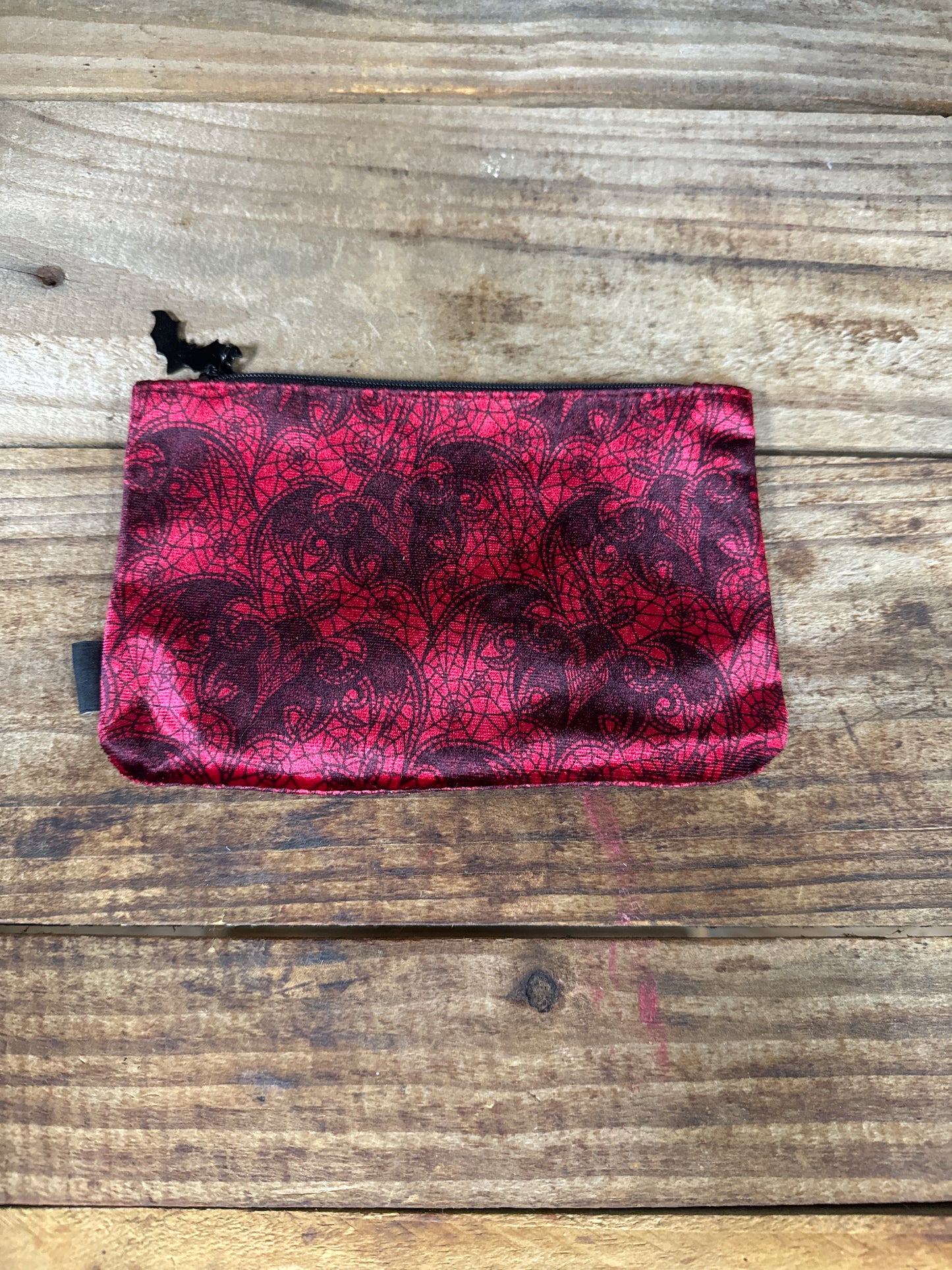 Ipsy Makeup Bag Only Red Bats