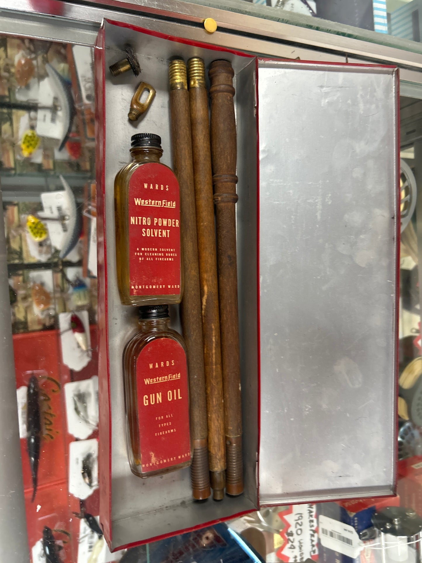 Vintage Westfield Gun Cleaning Kit w/ wood rods
