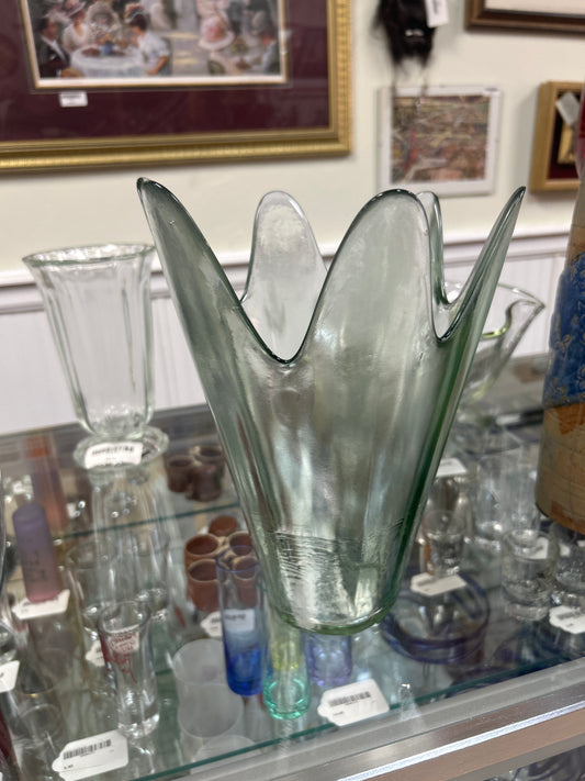 Glass Vase (different) 10.5”