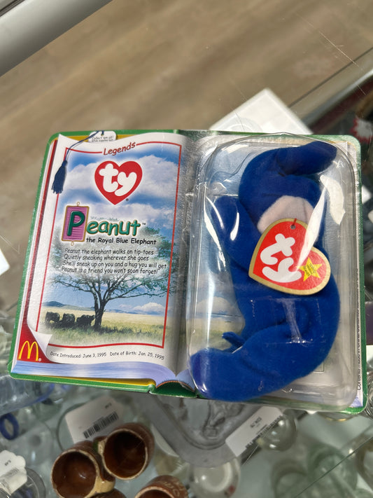 McDonald’s Peanut The Royal Blue Elephant TY Beannie