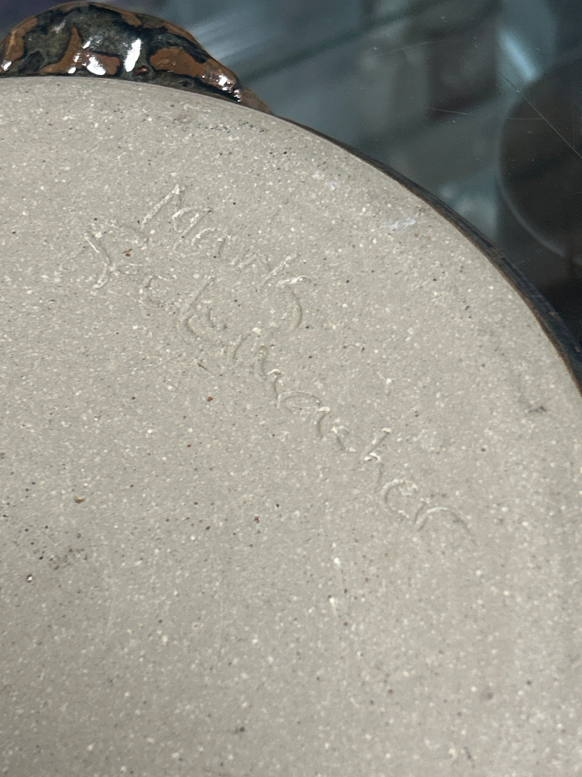 Studio Bowl w/lid Sign Bottom