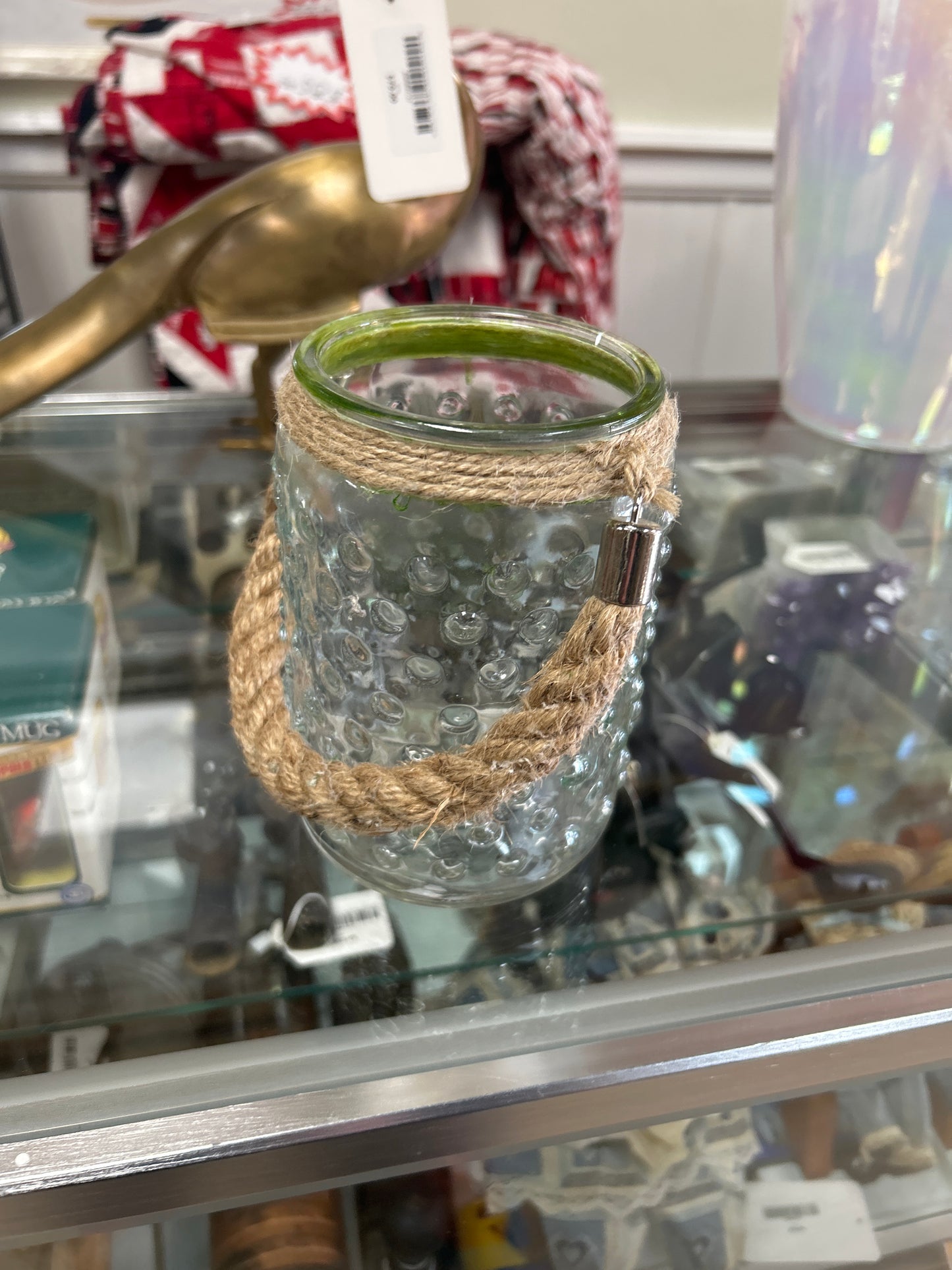 Jar w/rope handle
