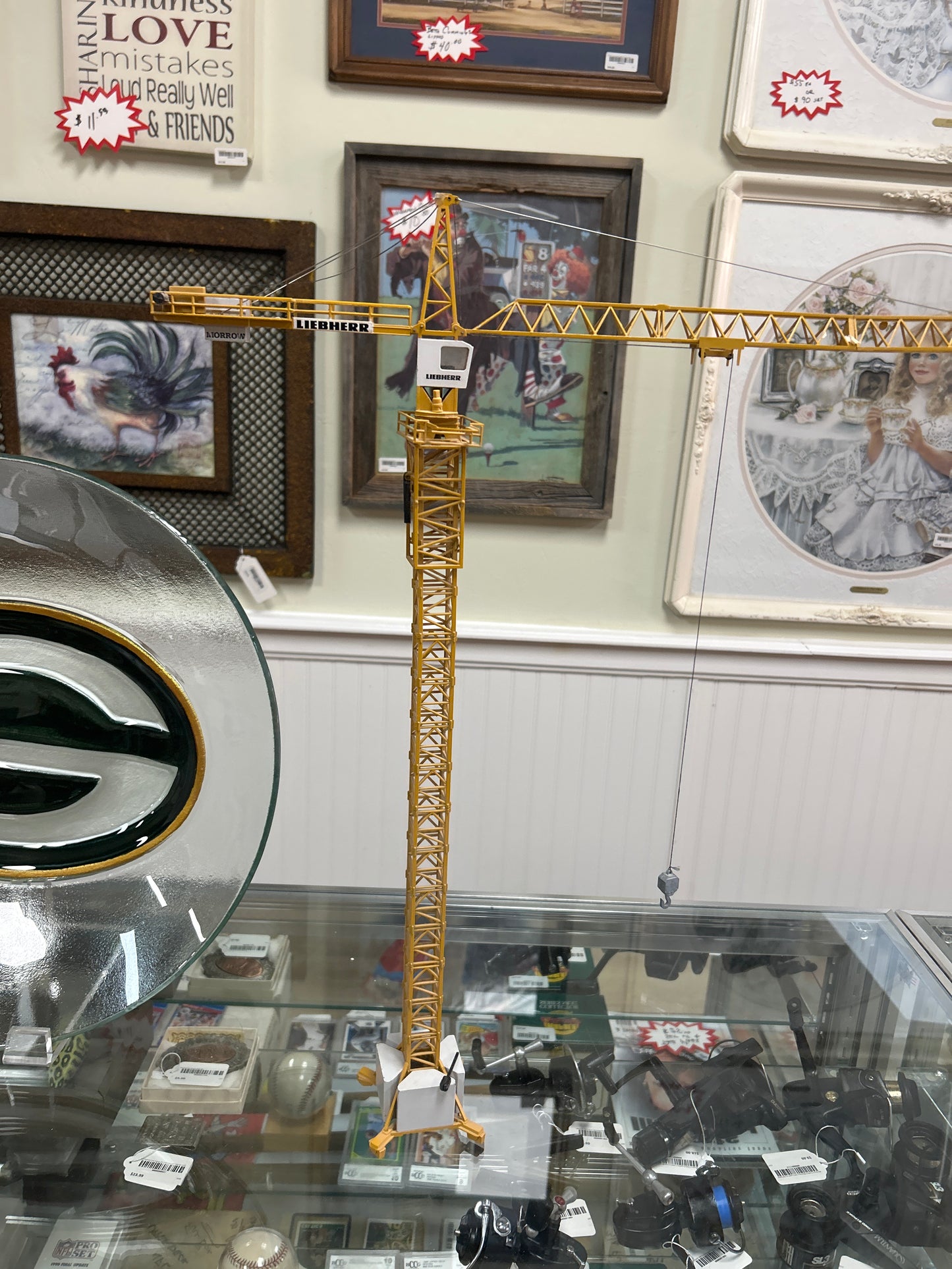 Liebherr Tower Crane (not toy for small children- Display)
